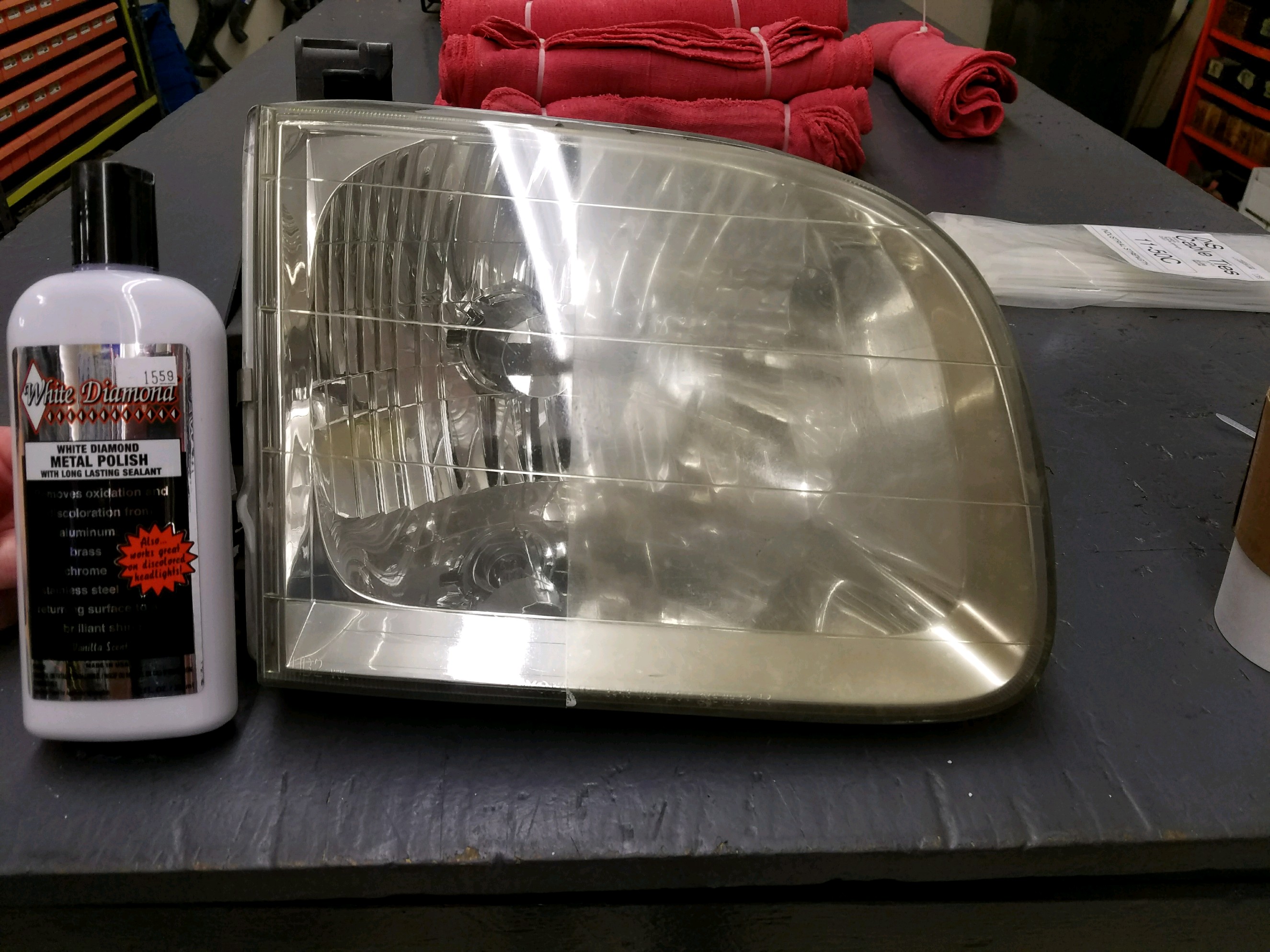 Discolored Headlamp