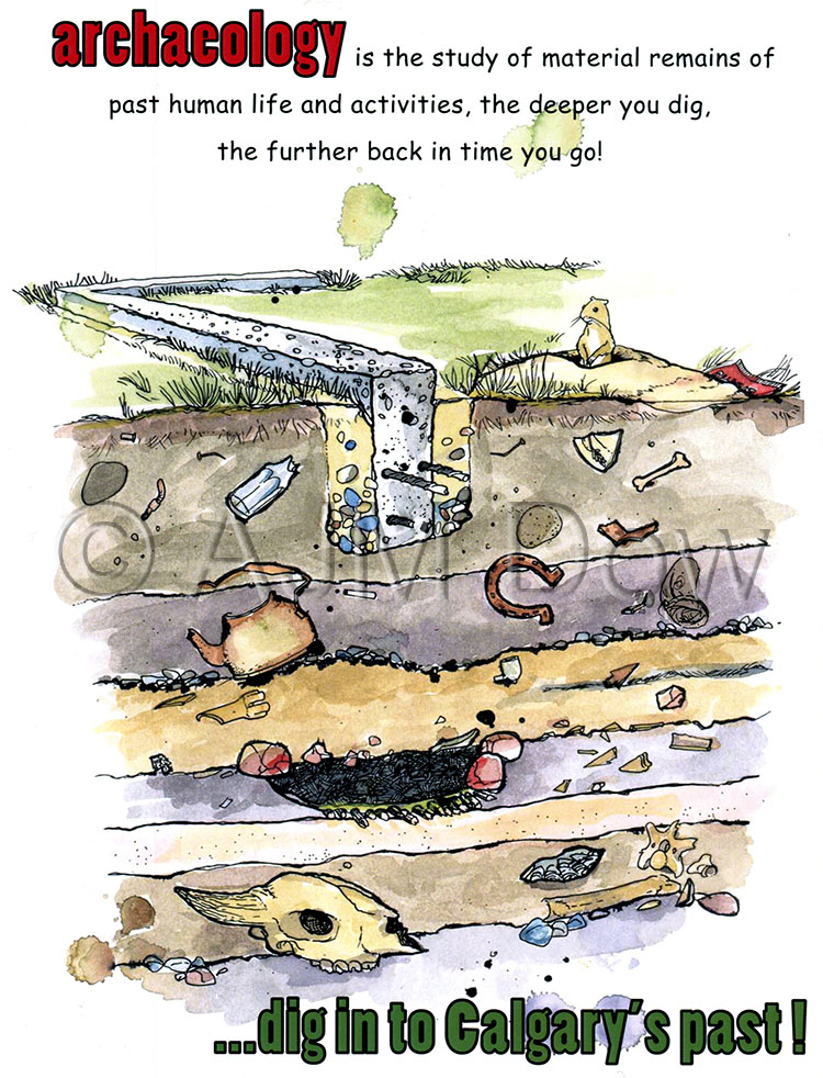 “Colouring Calgary's Past Activity Book, Published by Archaeological Society of Alberta, 2016.
(ISBN 978-0-981-0291-7-7)