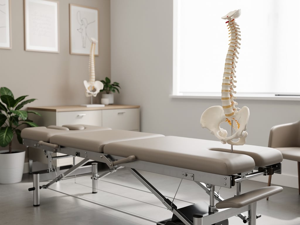 Asian doctor in white coat preparing acupuncture treatment for patient lying on massage table in clinic Asian doctor in white coat preparing acupuncture treatment for patient lying on massage table in clinic
