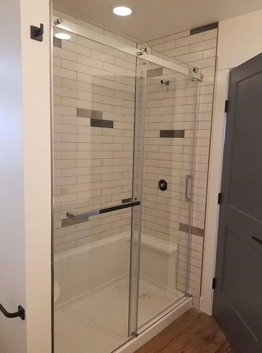 Clear Shower Door