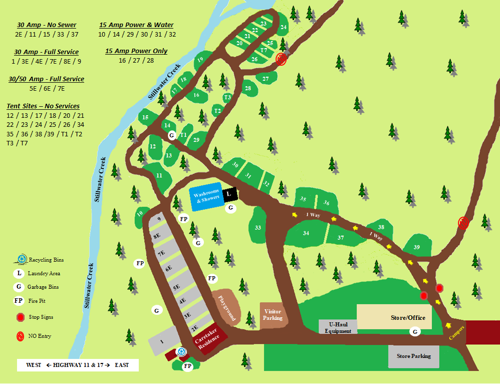 Map of Campground
Click to enlarge