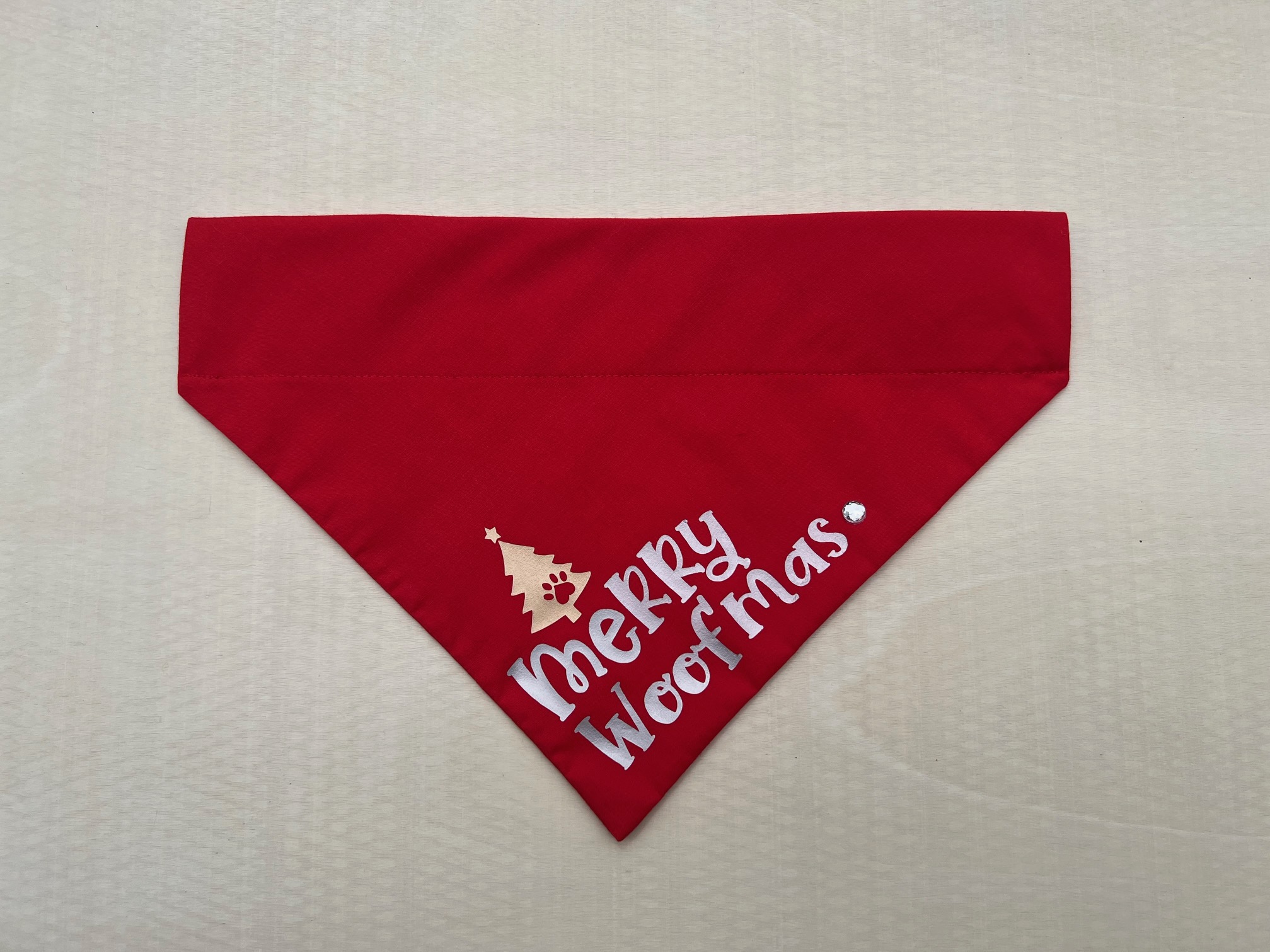 MERRY WOOFMAS BANDANA