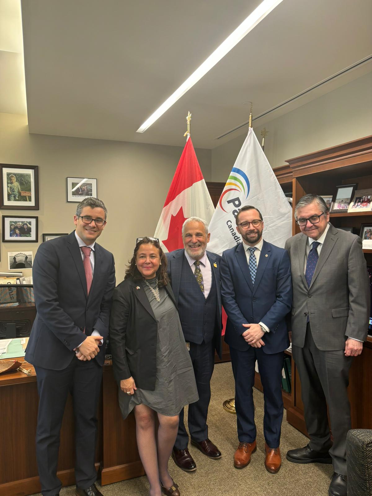 miércoles 12 de junio de 2024 Reunión del Viceministro Albertoni con el Honorable Marc Serré, MP, Presidente de CPARLAMERICAS