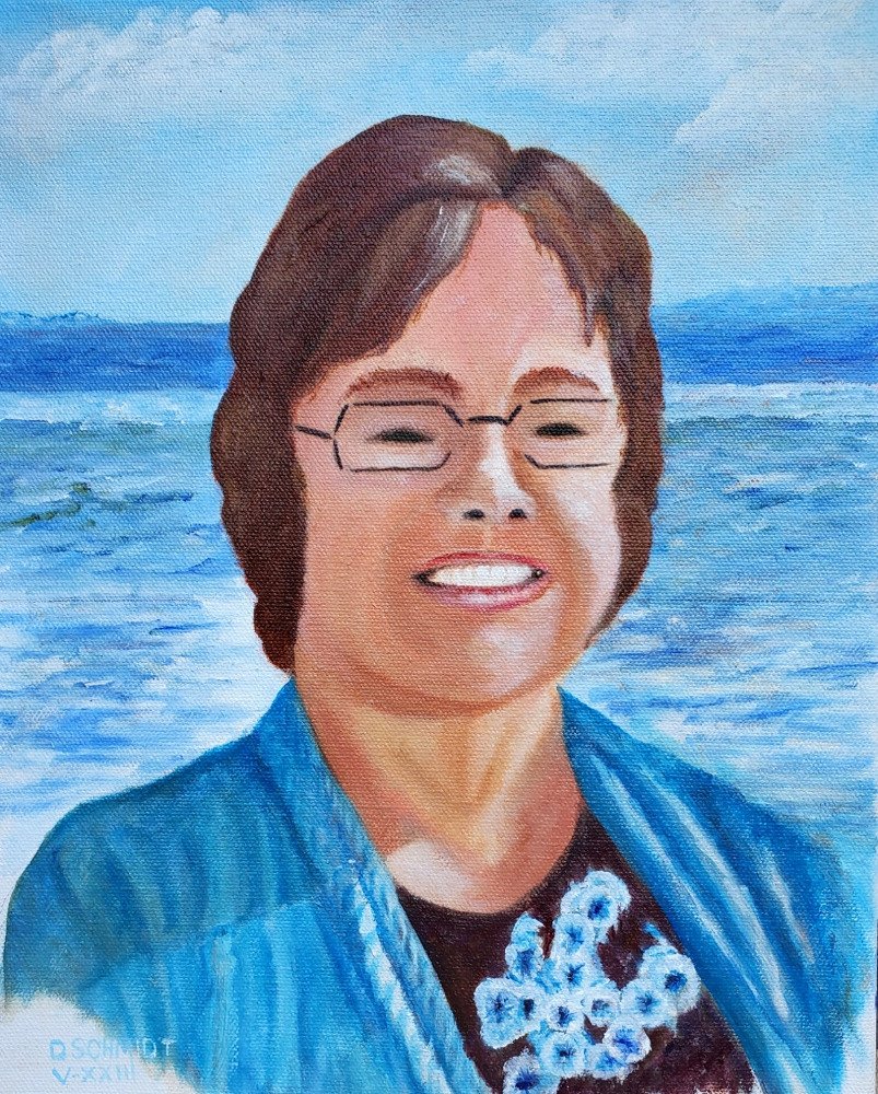 Portrait Oil 11x14 2023 Portrait of a Wife #56