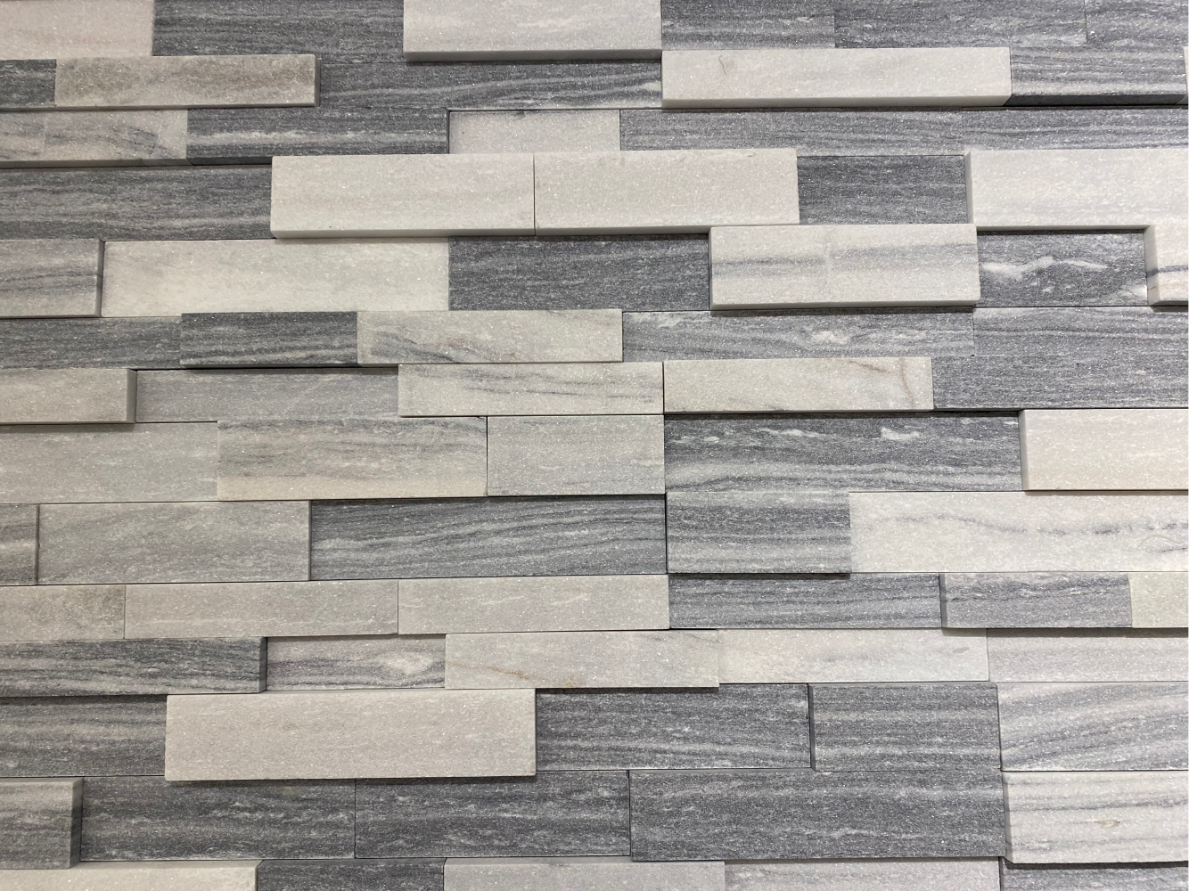 White Wood Vein 3D Honed