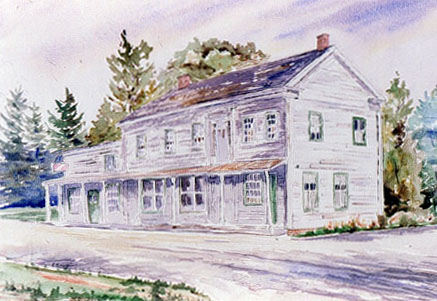 Inn, Sparta, Ontario, Watercolour on paper