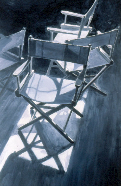 Lorne J. Toews Chairs, 1981 acrylic on canvas