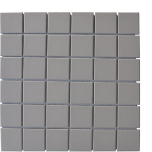 Cali Grey 2" square unglazed