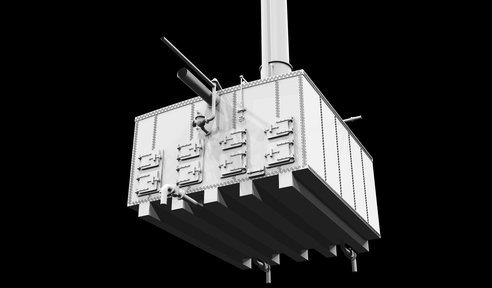 S.S. Beaver - Boiler & Stack