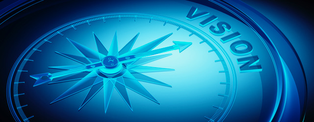 Blue Vision Compass