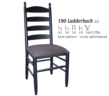 190 Ladderback s/c