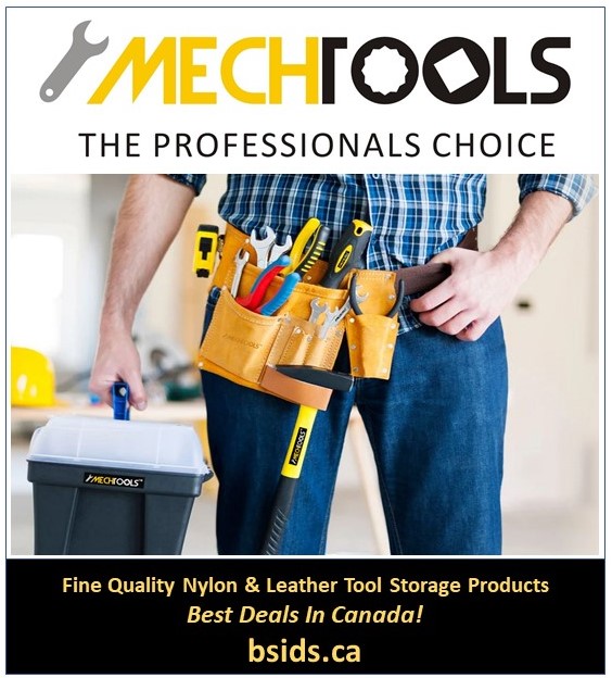 MECH TOOLS - Top Quality Nylon And Leather Tool Storage, Aprons, Knee Pads & More. Stocked In Canada | No Minimum Order