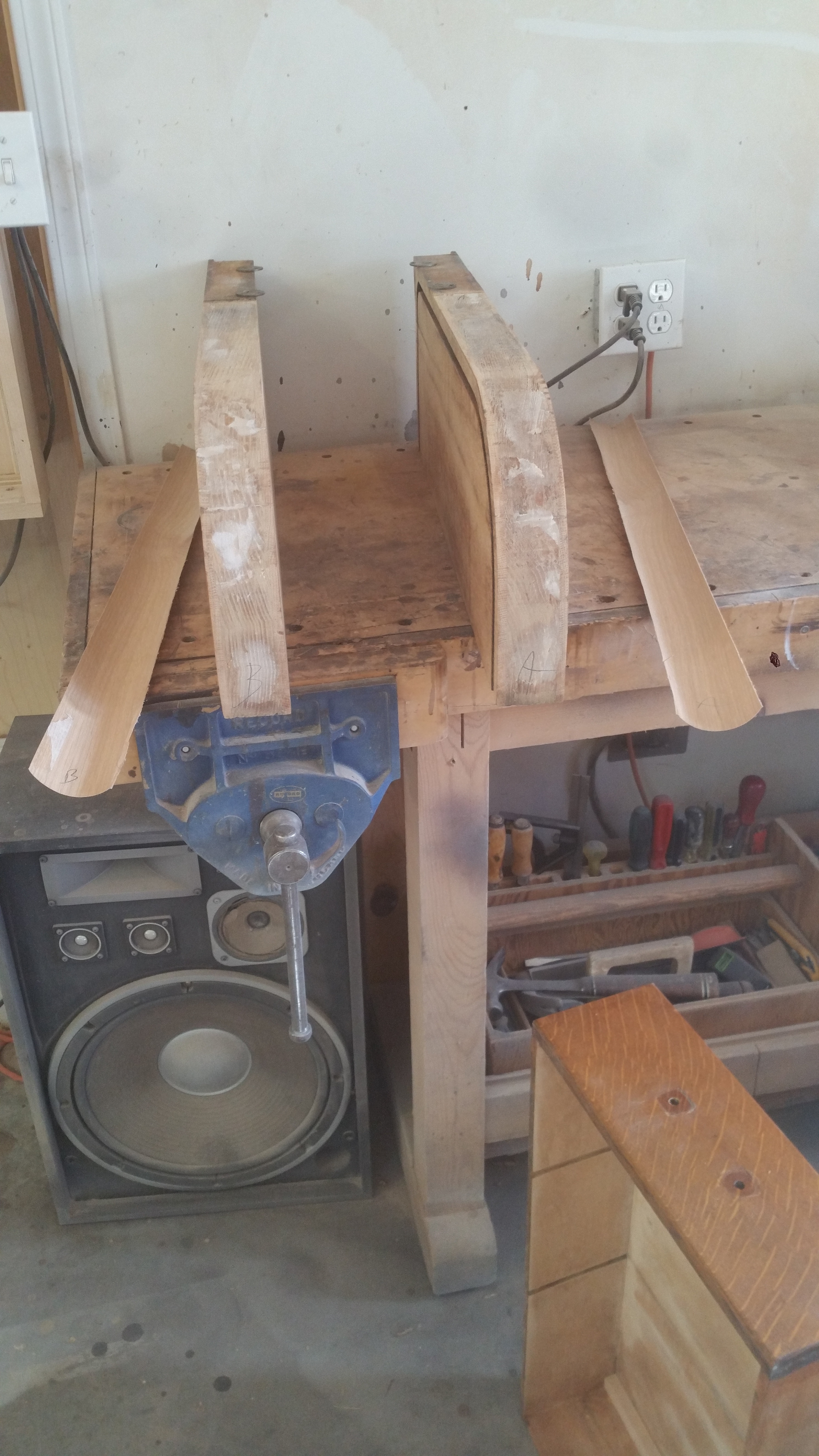 Remove, prepare, and reveneer