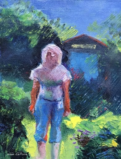 Sue By Potting Shed
9" x 12"
oil on linen
