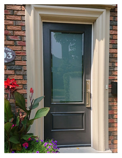 Black Wooden Door 4