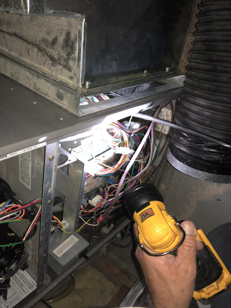 Extracting all debris inside your furnace.