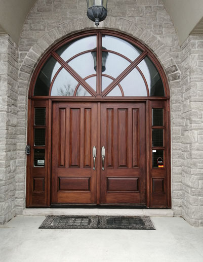 Brown Wooden Door 18