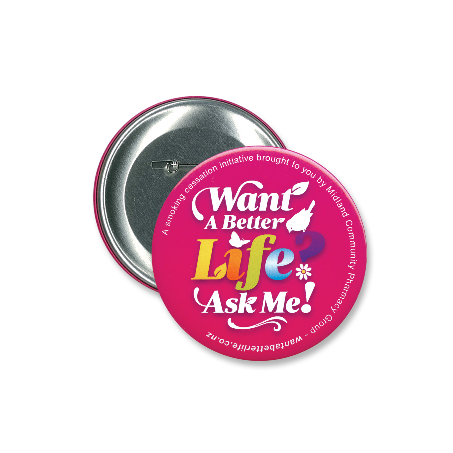 Custom Button Badge 90mm