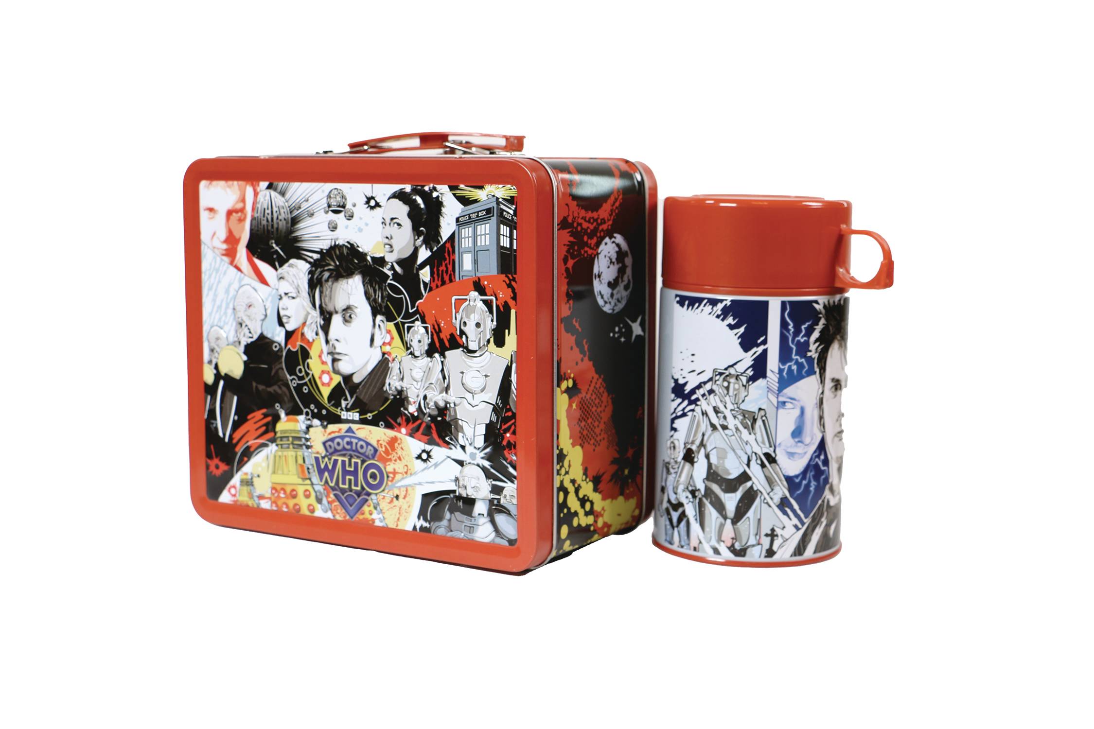 TIN TITANS DR WHO 10TH DOCTOR PX LUNCH BOX WITH BEVERAGE CONTAINER