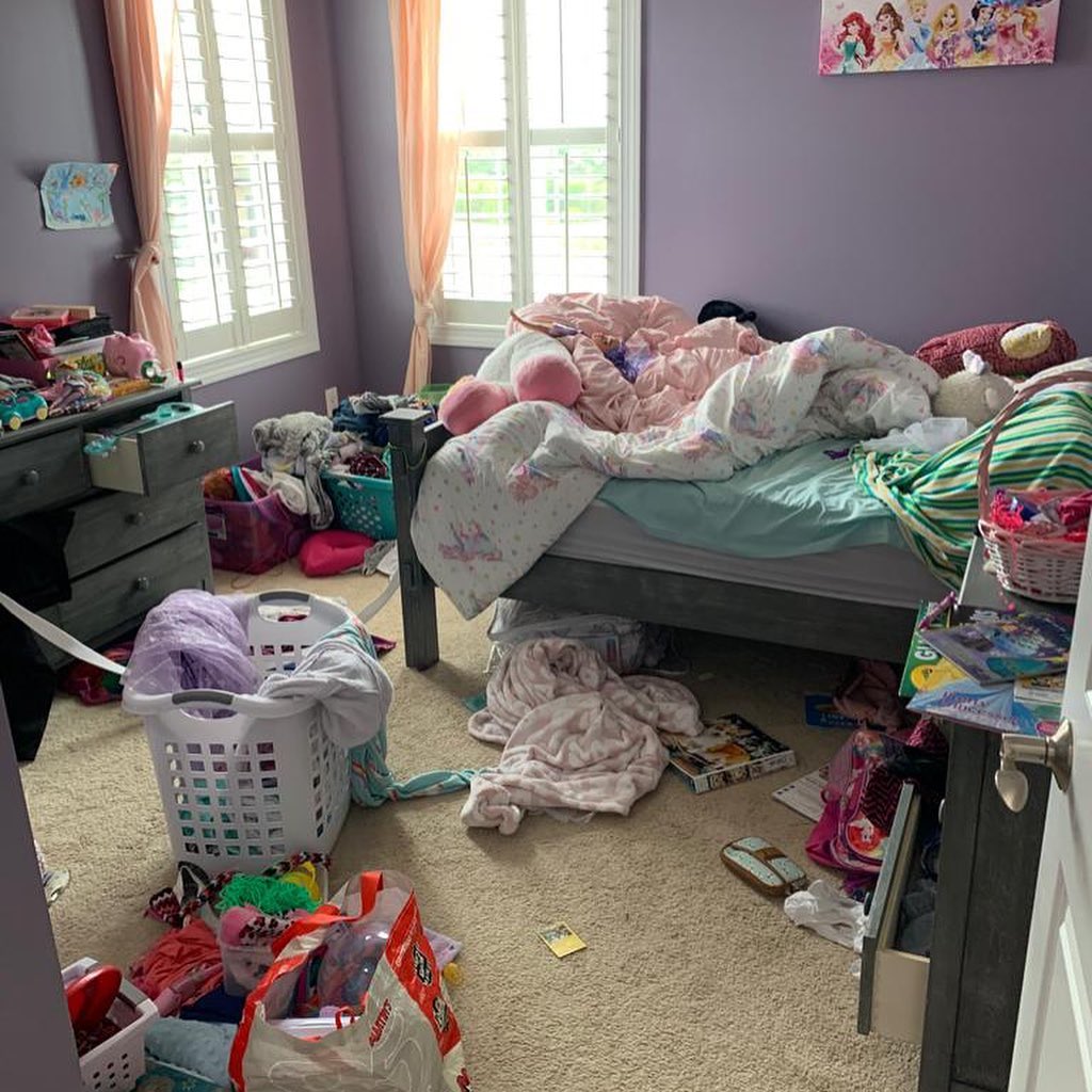 Messy Bedroom Before