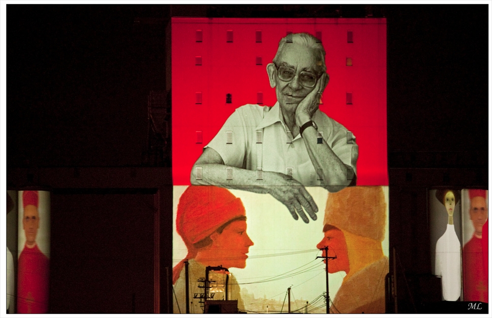 Moulin à Images
Québec 2008
Représentation du
peintre Jean-Paul
Lemieux