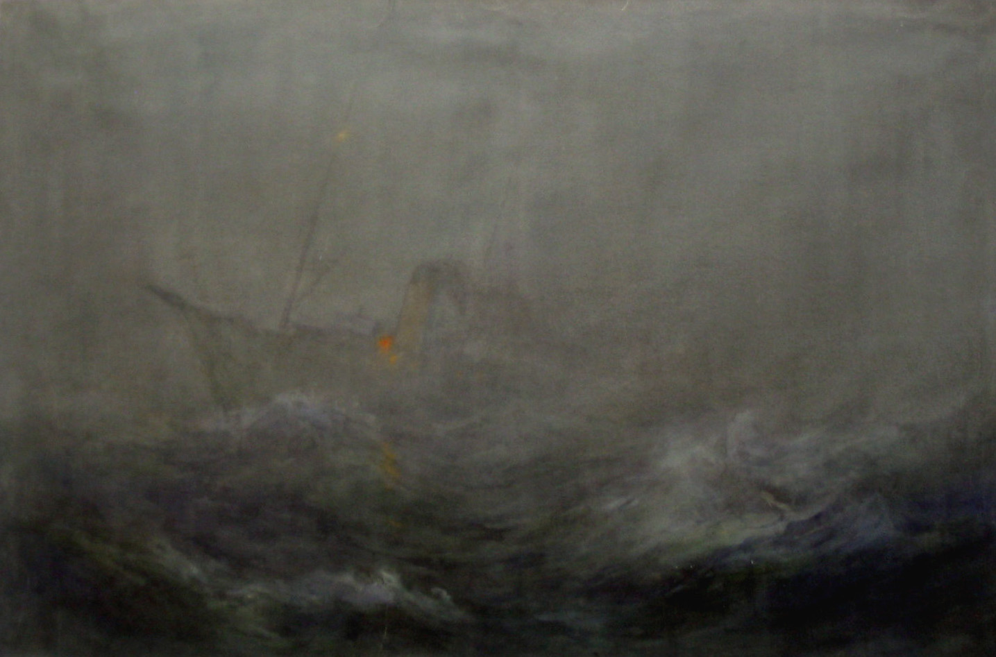 Phantom Ship, Watercolour on paper