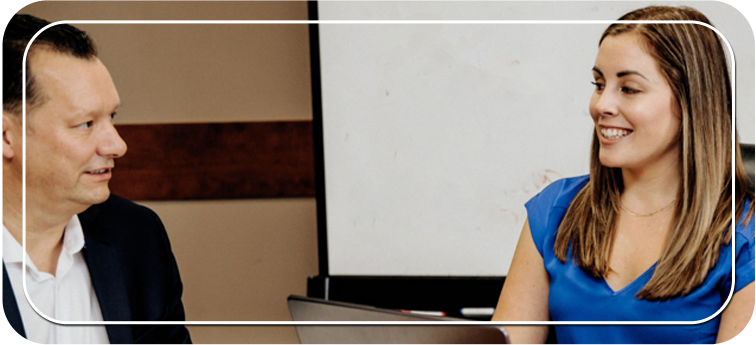 The Eagle Wealth Counsel Team having a meeting