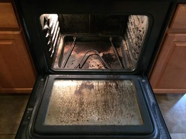 Dirty Oven Before