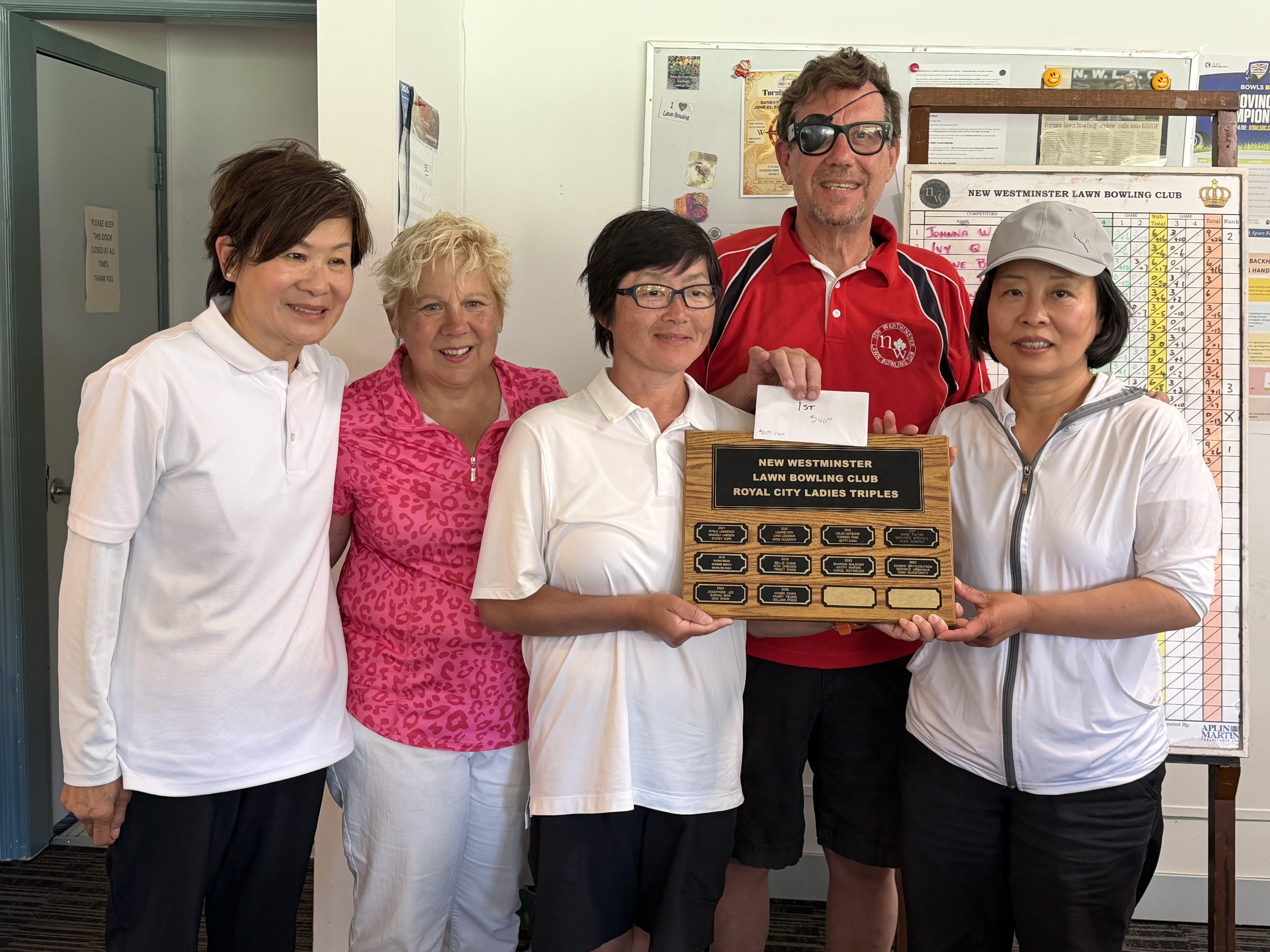 1st Place winners: Masae, June and Catalina