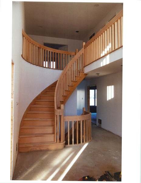 Circular  oak stair