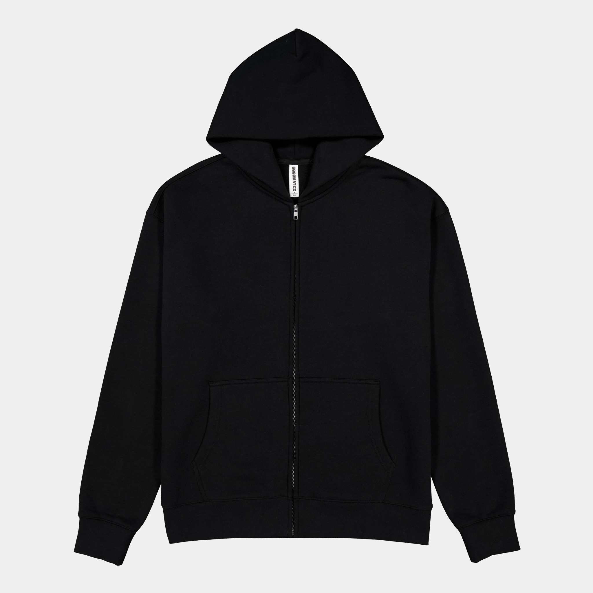 Everyday Zip Hoodie - Black