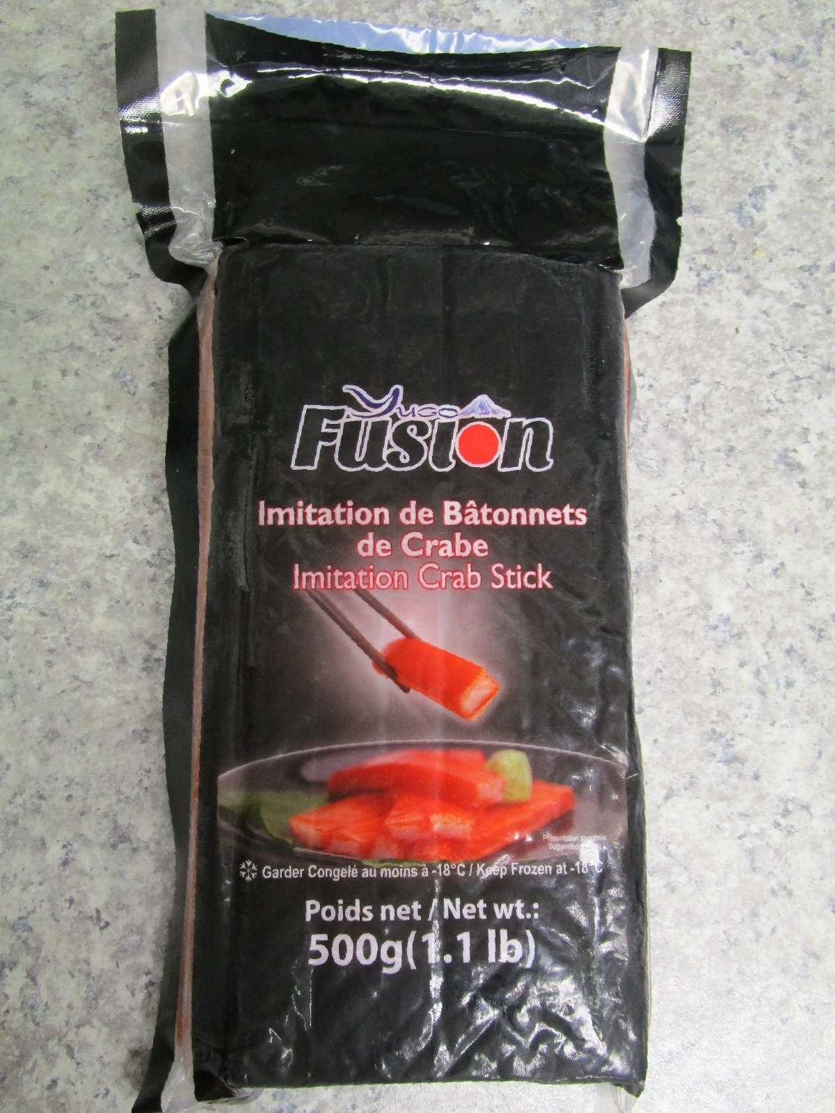 Imitation crab meat for sushi