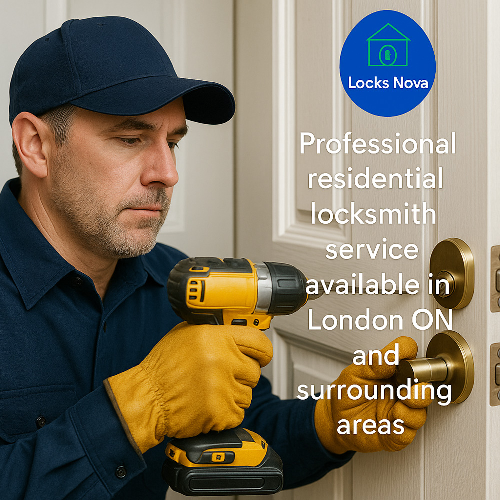 Professional Locksmith replacing lock Professional Locksmith replacing lock