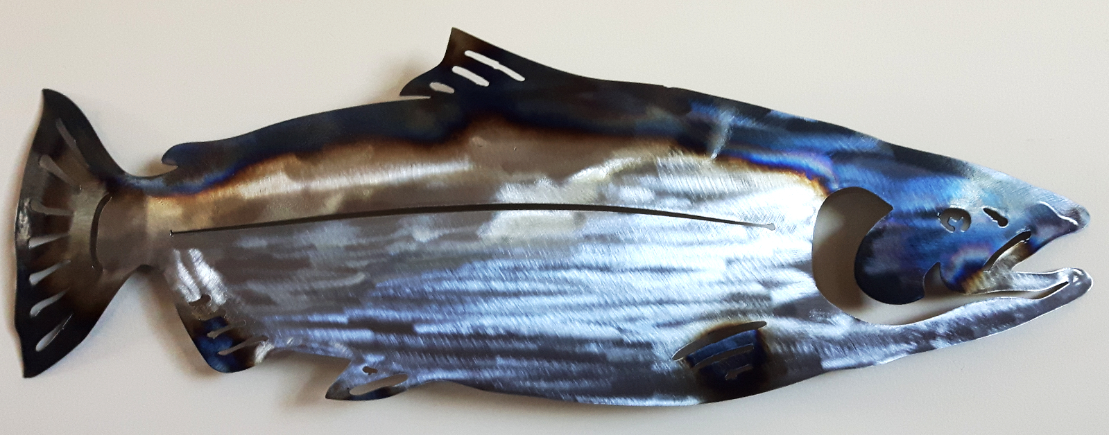 Metal art ,Salmon, Campbell river BC, Vancouver island BC, Vancouver BC, Victoria BC, British Columbia,Alberta