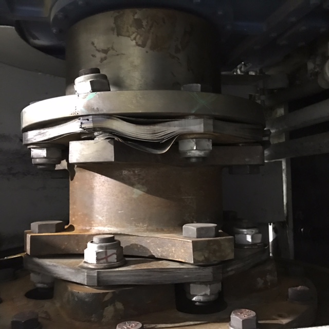 Damaged Disc Coupling