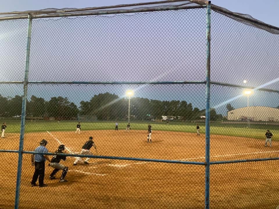 baseball under the lights