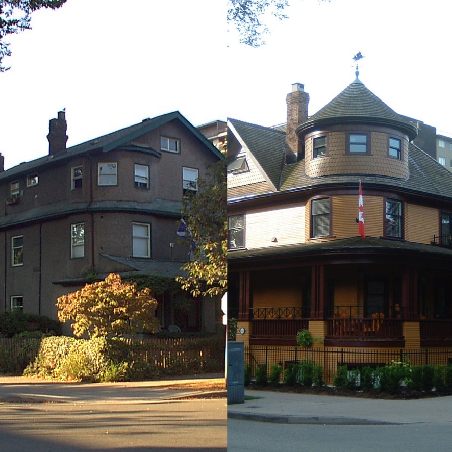 Rand House Strata 4plex before/after