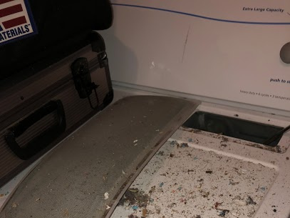 We just don’t find lint in this dryer, we find lots of debris.