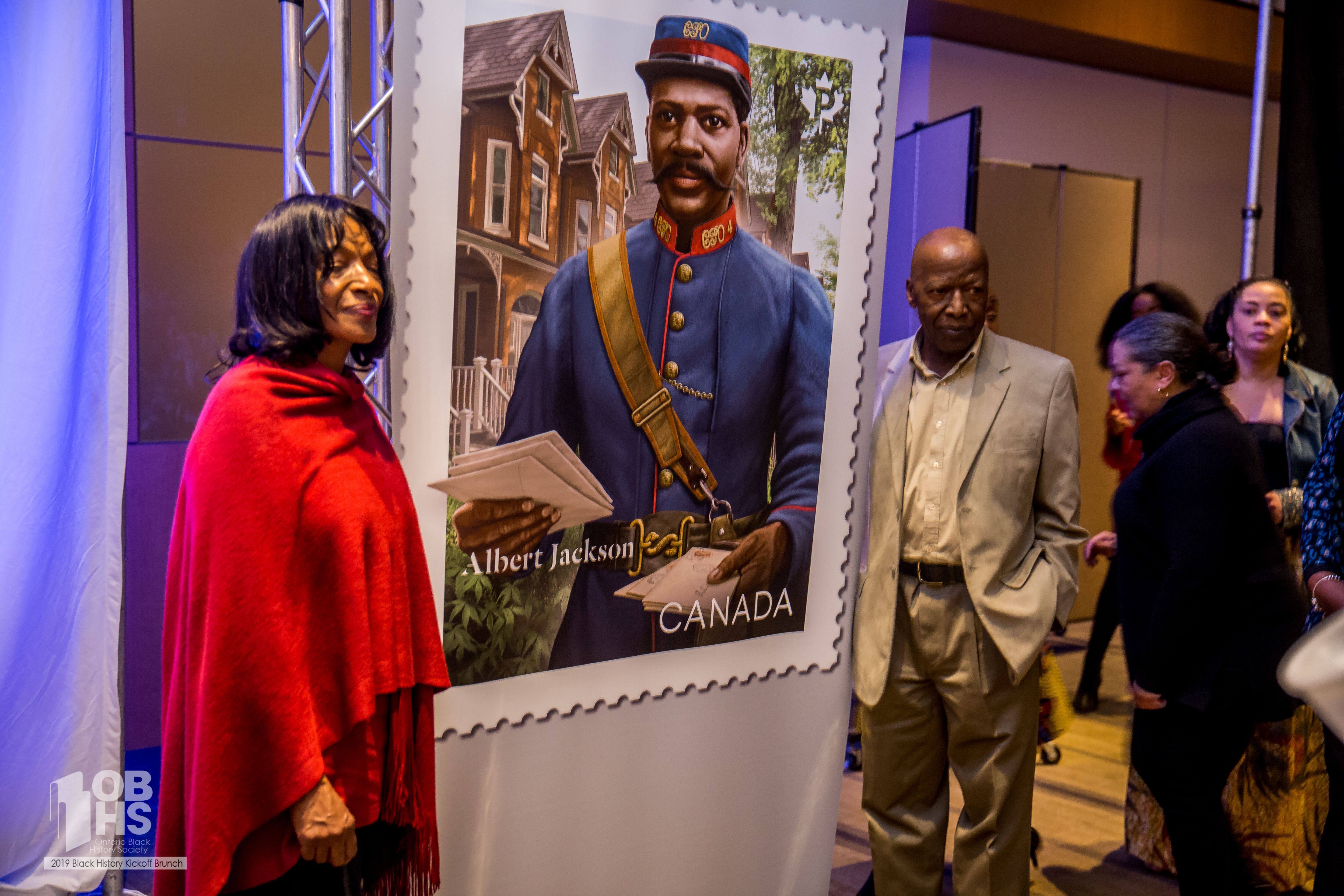 Unveiling the 2019 Canada Post Stamp - Albert Jackson - photo by www.sayhilondon.com