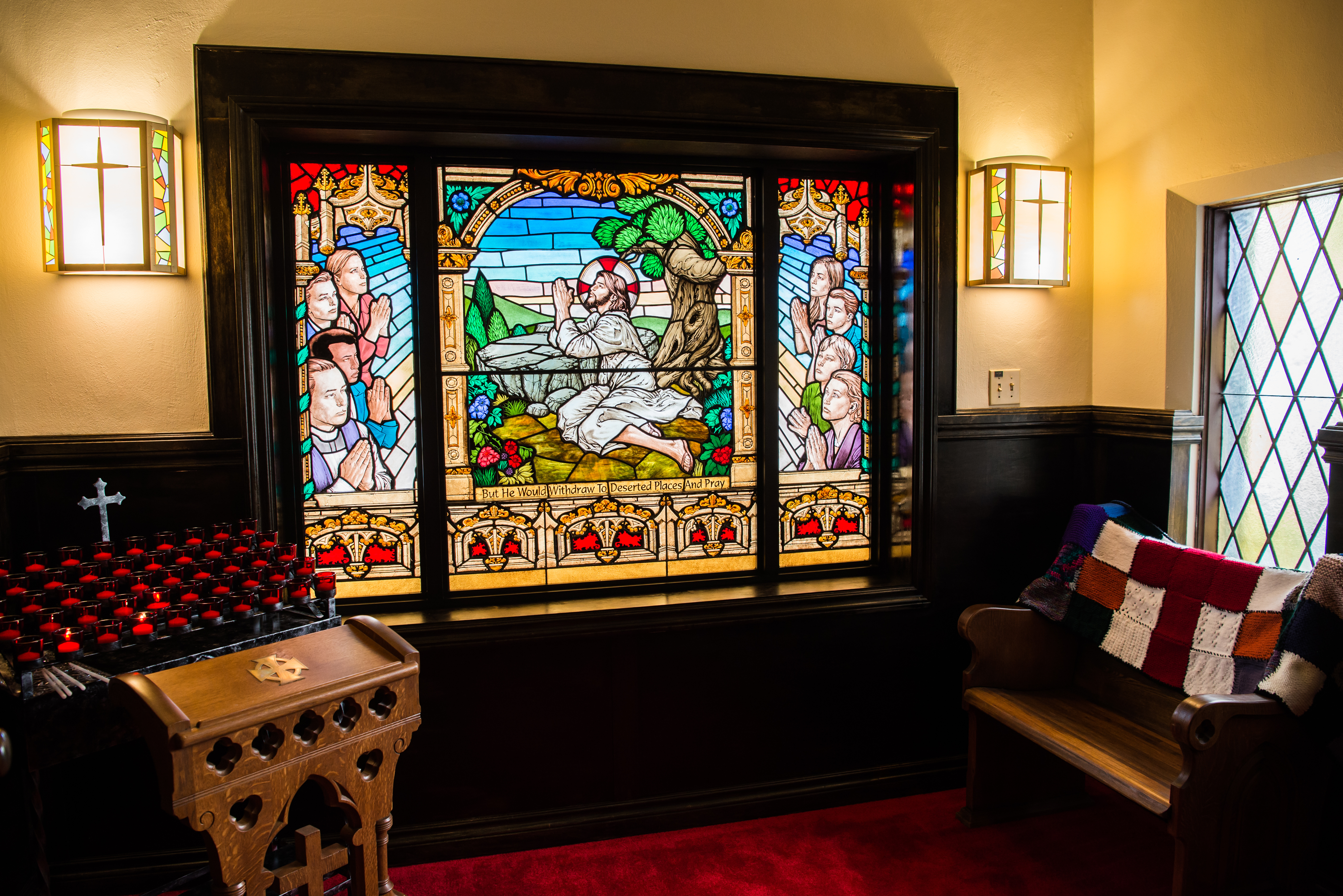Prayer Room stained-glass day of dedication (May 13, 2018)
