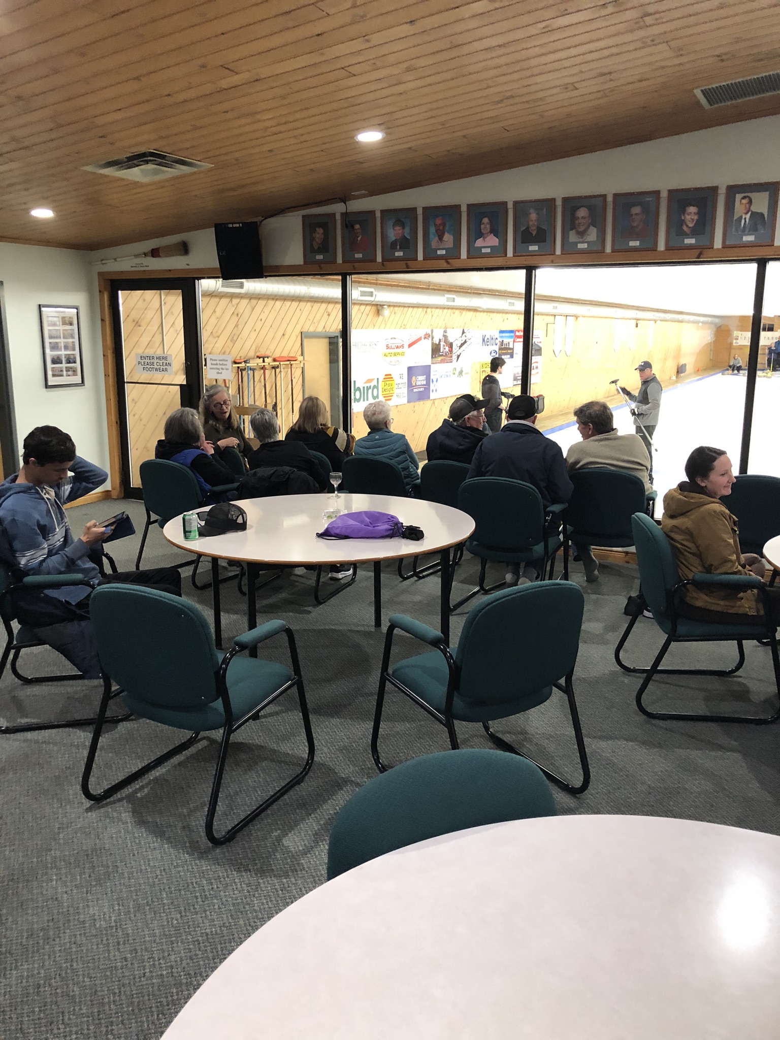 Spectators enjoying the event