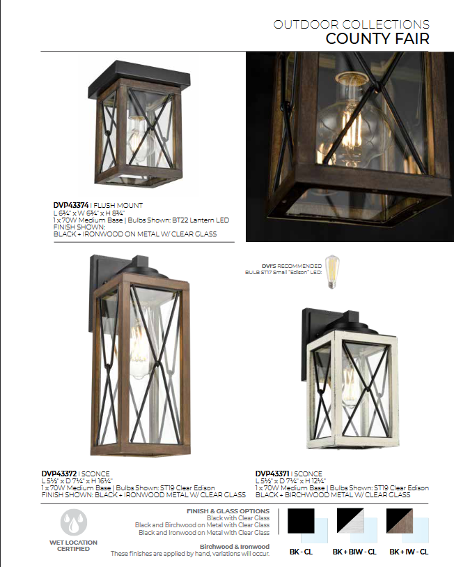 120 County Fair Collection
Available in Black, Black + Birchwood and Black + Ironwood
Starting at $172.99
On Sale $154.99