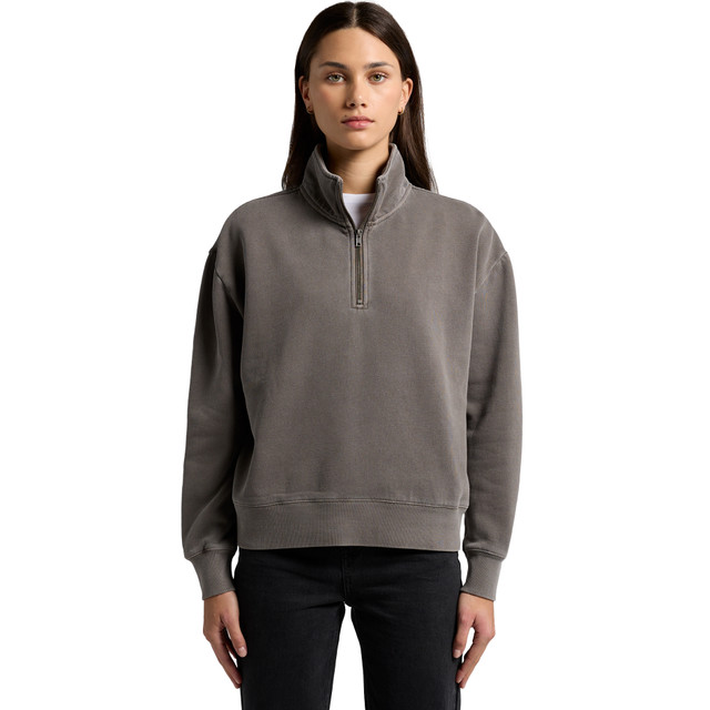 Womens Relax Faded Half Zip - 4167