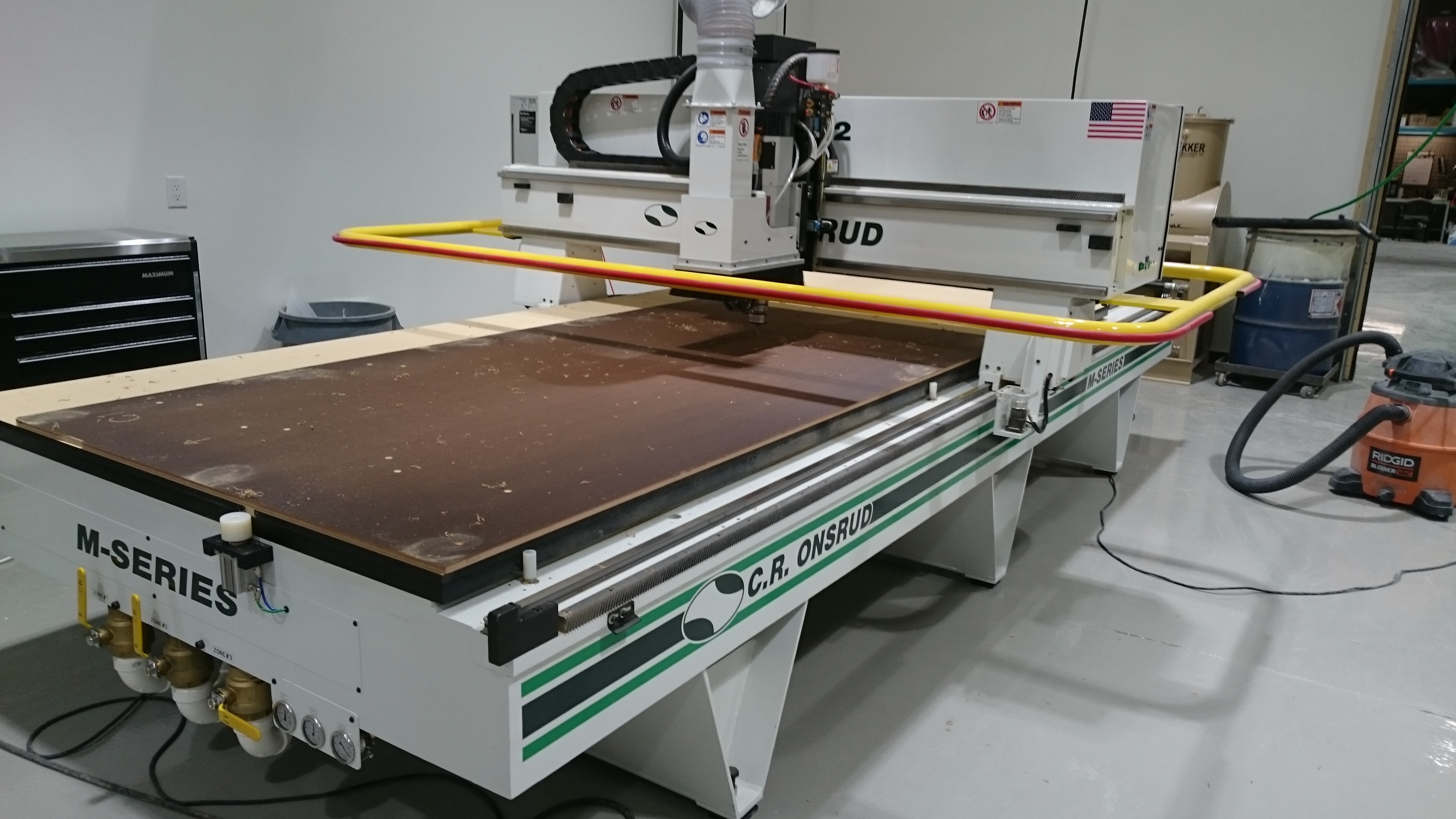 5' x 12' C.R Onsrud M-Series Router