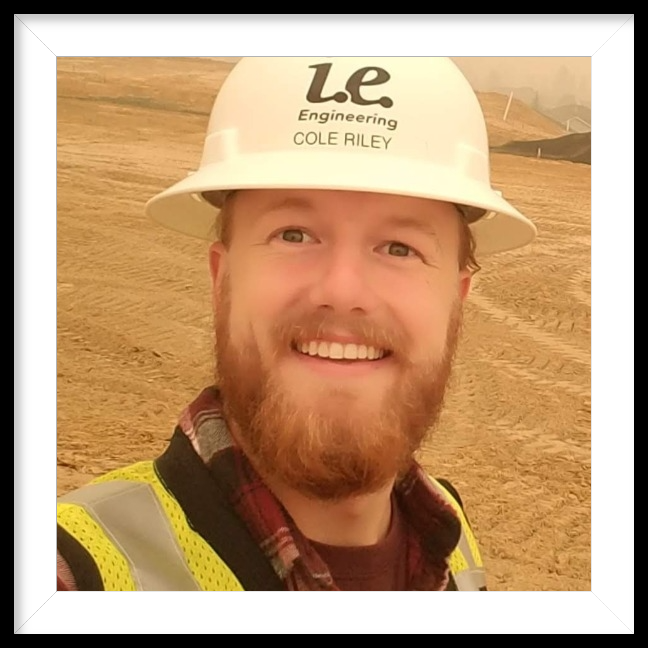 Cole began working full-time for i.e. Engineering, Inc. in August 2021 as an Engineering Technician and is an Engineer in Training working towards becoming a licensed Engineer. Prior to full time employment, Cole interned with i.e. Engineering over the summers of 2019 and 2020, gaining experience in land surveying, construction management, and engineering design.
