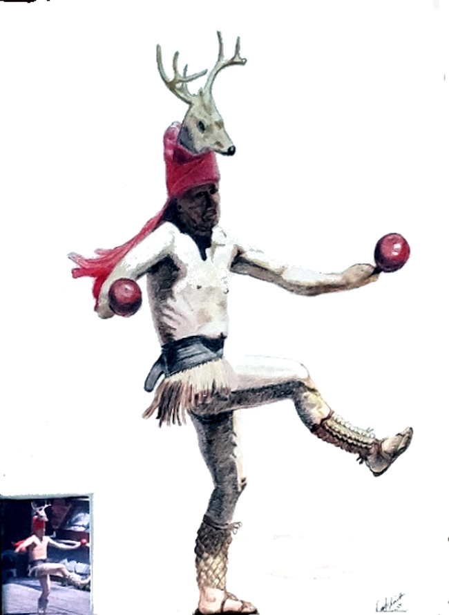 Deer Dancer Yulapa Mexico