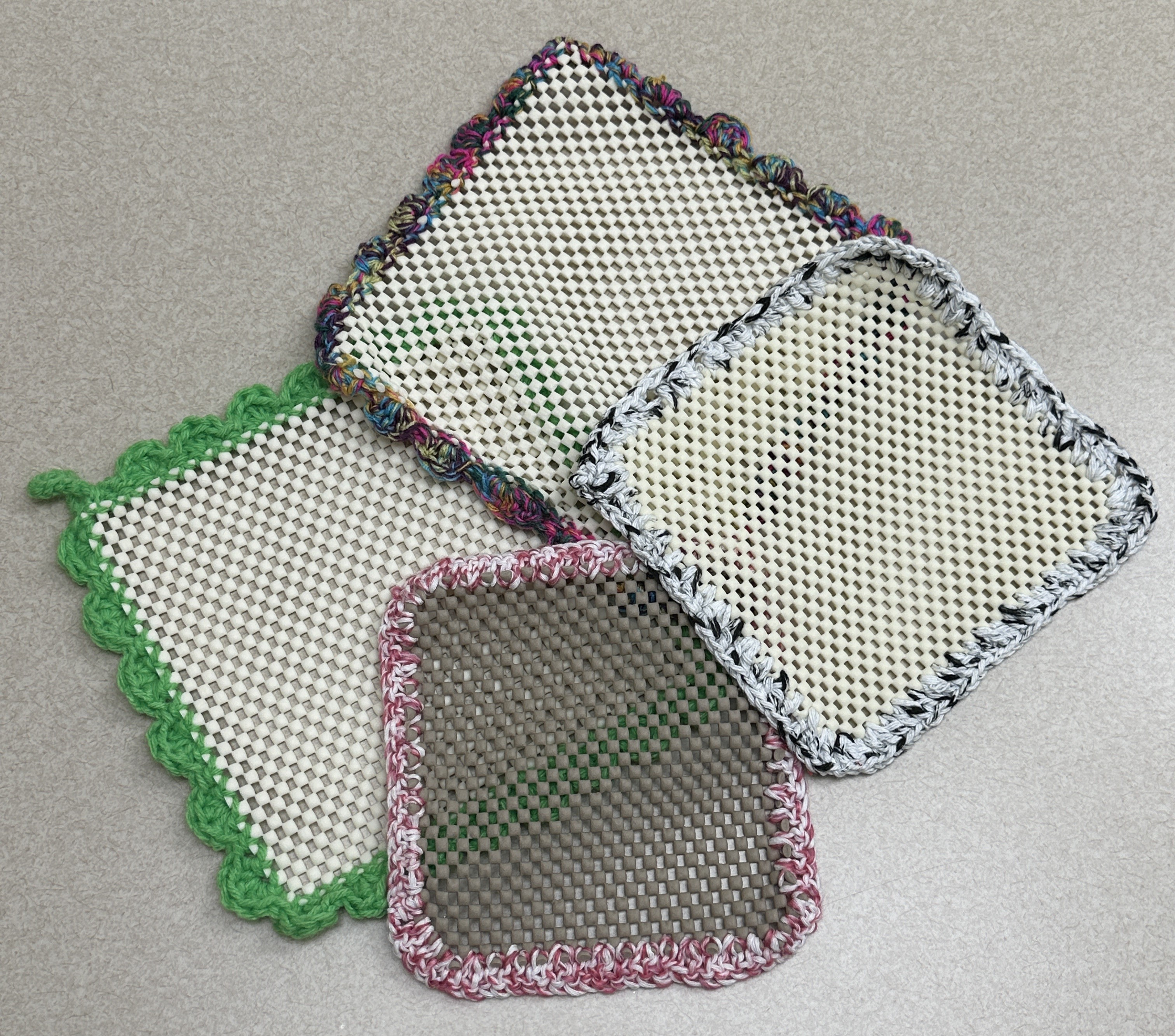 Gift bag for Seniors - Jar openers made by the knitting group