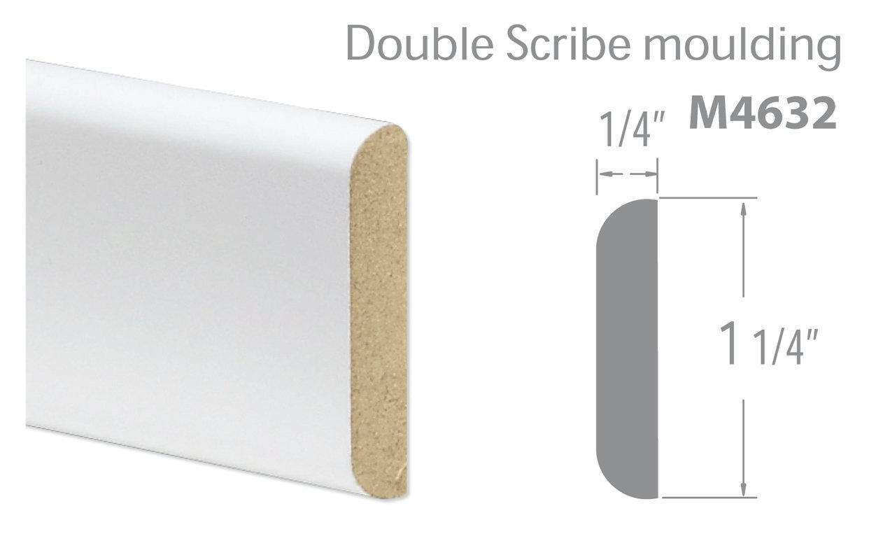 Double Scribe moulding