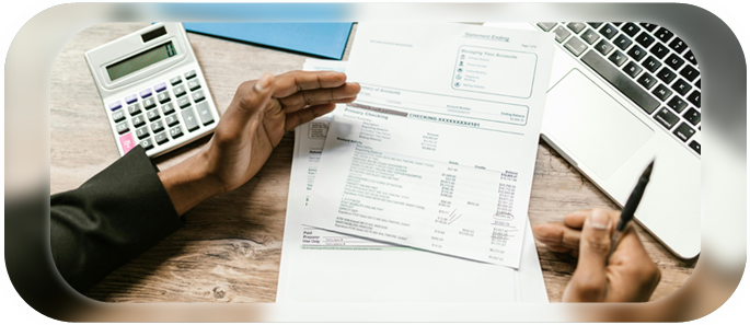 A person holding a statement