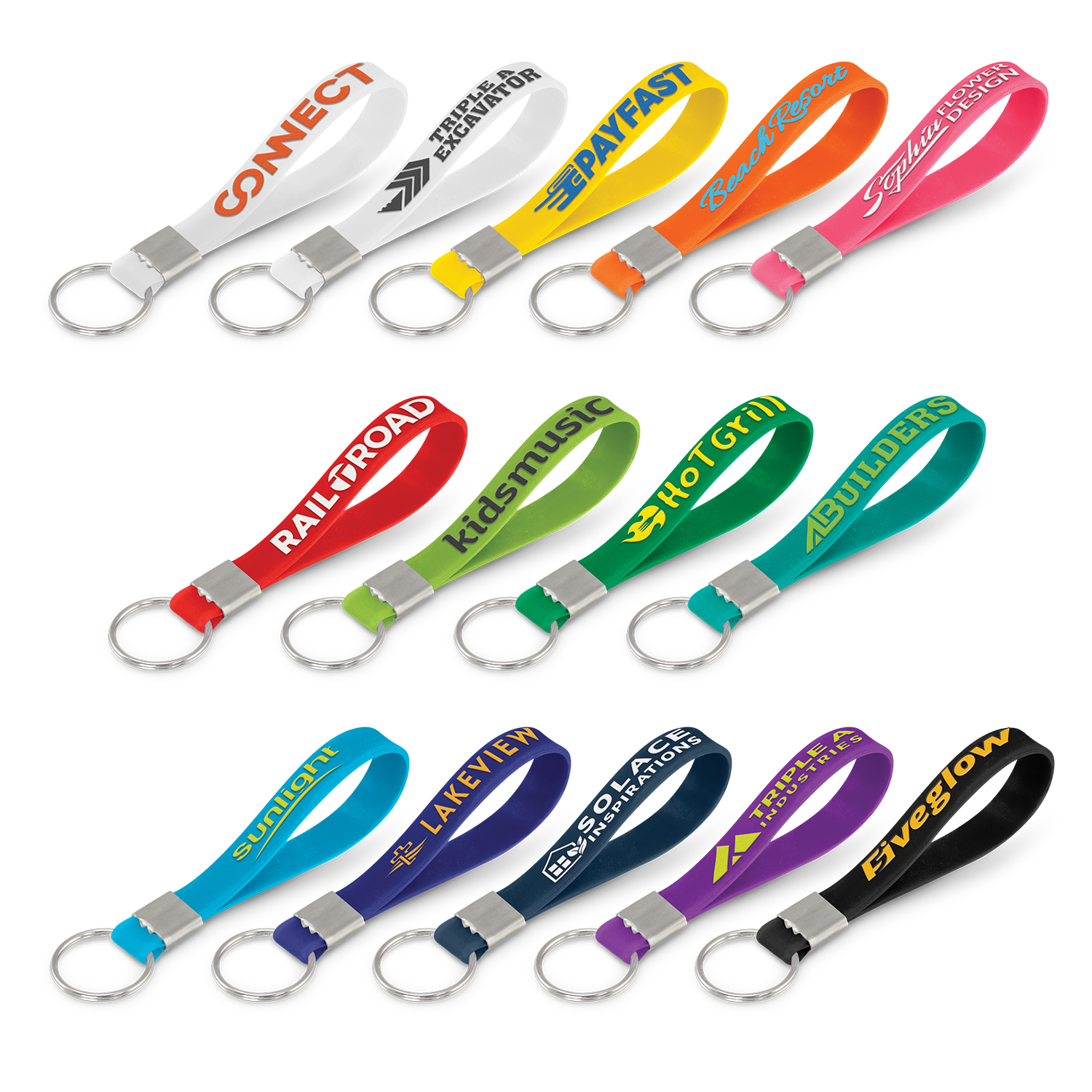 Silicone Key Ring 118672